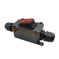 PG13.5 16A 250V IP68 Interrupteur à bascule étanche en ligne Interrupteur à bascule étanche extérieur en ligne avec rallonge