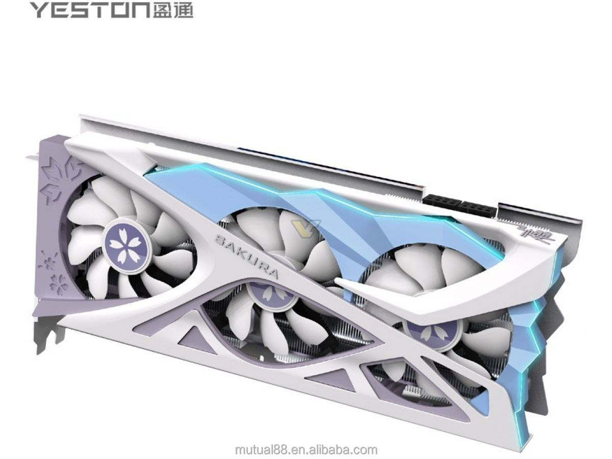 YESTON Radeon RX 6800 16GB SAKURA HITOMI GDDR6 Graphics Card