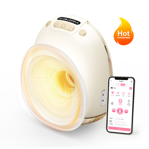 <span class=keywords><strong>Extractor</strong></span> de <span class=keywords><strong>Leche</strong></span> Materna Eléctrico Portátil, Manos Libres, con Compresa Térmica, Grado Hospitalario, Libre de BPA, Silencioso y Recargable - Product Image 1
