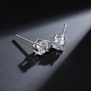 ต่างหูเงินแท้ RAKOL รุ่น EP041 ประดับเพชรคิวบิกเซอร์โคเนีย สำหรับผู้หญิง - Product Image 5