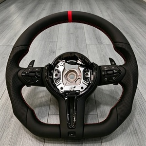 Volant en cuir pour <span class=keywords><strong>BMW</strong></span> E87 E83 E90 E91 E92 E84 X1 E84 X5 X6 E70 E71 M3 M5 F20 F22 F23 F30 F33 F34 E46 E60 E36 E39 E30 - Product Image 6