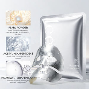 ซิลเวอร์ ฟอยล์ ครีม เฟซ มาส์ก ไฮเดรติ้ง ไบรท์เทนนิ่ง - Product Image 3