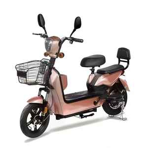 Bicicleta Eléctrica Urbana Rosa de 48V 500W con Pantalla LCD, Motor en la Rueda Trasera, Cuadro de Aluminio, Rueda de 20 Pulgadas y Batería de Litio - Product Image 4