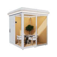 Maisonnette Modulaire Ronde Personnalisée en Aluminium Étanche – Cabine de Loisirs Spacieuse et Moderne pour Yoga et Fitness