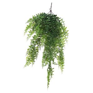 Fougère artificielle suspendue, <span class=keywords><strong>feuillage</strong></span> artificiel délicat avec des frondes réalistes, verdure en cascade pour la décoration intérieure de porche, style bohème - Product Image 2