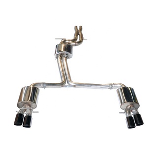 Tuning Sport Fiber De Carbone Conseils Catback Système D'échappement Downpipe pour Audi <span class=keywords><strong>S4</strong></span> S5 <span class=keywords><strong>B8</strong></span> <span class=keywords><strong>B8</strong></span>.<span class=keywords><strong>5</strong></span> 3.0T - Product Image 1