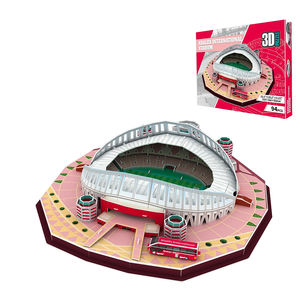 Wold Cup-rompecabezas de papel personalizado 3D de Catar, juguete educativo artesanal, modelo de estadio de fútbol, <span class=keywords><strong>2022</strong></span> - Product Image 4