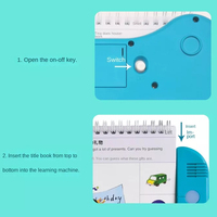 Jouet éducatif pour enfants, Machine d'apprentissage précoce, jeu de pensée logique, Machine d'apprentissage, cartes de jouets