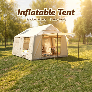 Tenda da Campeggio Gonfiabile di Lusso Grande con Finestre in Rete Traspirante per Riunioni di <span class=keywords><strong>Gruppo</strong></span>, Siti Esterni e Campeggi - Product Image 1