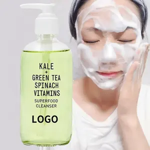 Private Label Korean Skincare Face Makeup Wash Hydrating Smoothing Facial Cleanser Advanced Snail Mucin Gel Cleanser