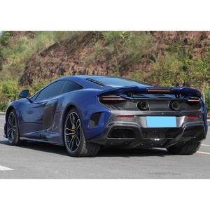 2015-2018 Car modification upgrade front bumper <b>engine</b> <b>hood</b> fender mudguard carbon fiber rear bumper body kit for McLaren 650LT - Product Image 5