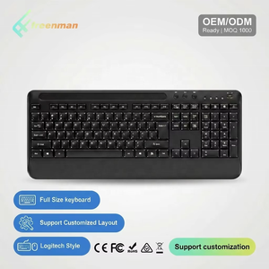 OEM Support 108 Keys <strong>USB</strong> Wired Connection Full Size Multi Language Customized Layout Office Keyboard - Product Image 1