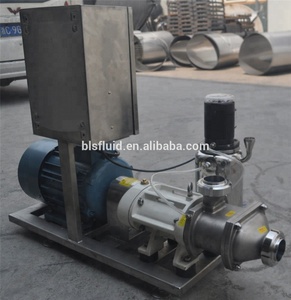 CE hijyenik tasarım gıda sınıfı gaz-sıvı-katı karıştırma sıhhi çok amaçlı yüksek viskoziteli düşük kesme çift ikiz vidalı pompa - Product Image 3