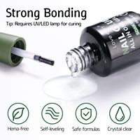 Adhésif fort professionnel respectueux de l'environnement pour gel de colle à ongles longue durée Gem Acrylic Tip Art