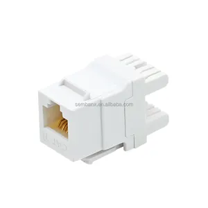 Zinc Alloy Module RJ45 Toolless cat6a keystone jack