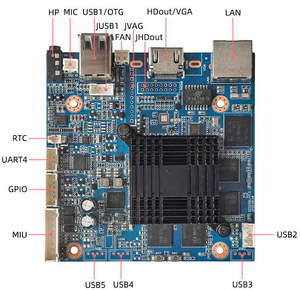 Cánh tay công nghiệp nhúng Android Board Bo mạch chủ RK3288 kỹ thuật số <span class=keywords><strong>Set</strong></span> Top <span class=keywords><strong>Box</strong></span> Bo mạch chủ - Product Image 2