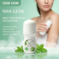 Déodorant en gel transparent à bille rafraîchissante, anti-transpirant portable, parfum en stick