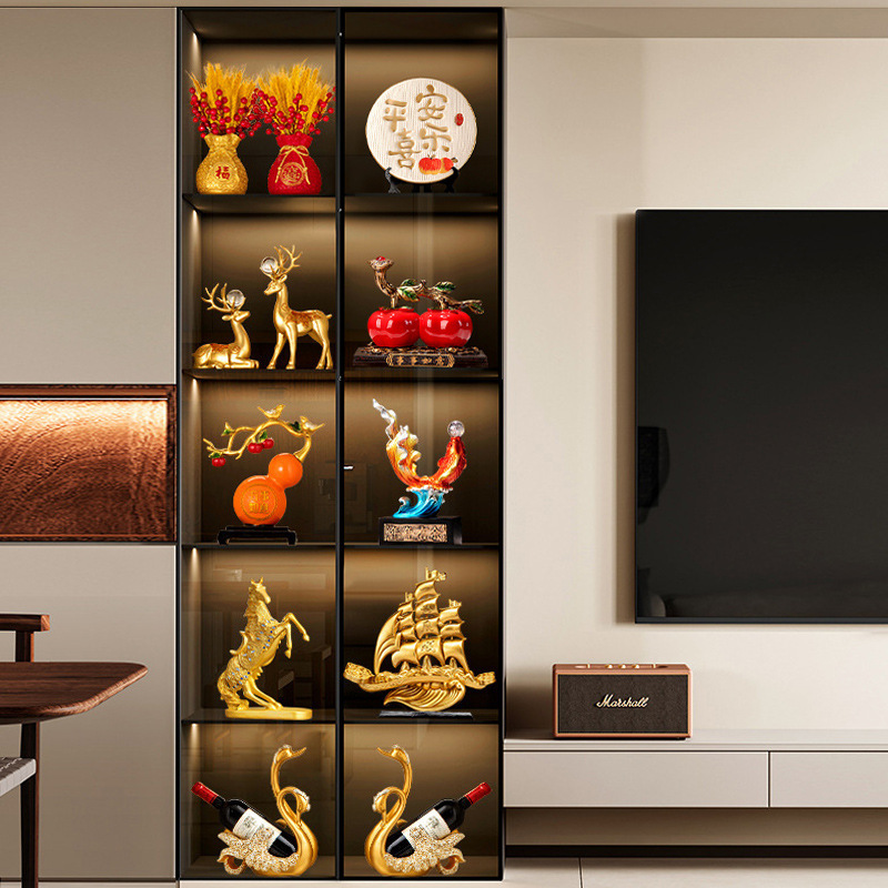 K&B European Gold Interior Decoration Home Decorative Ornament Luxury Gold Ceramic Home Decoration · image 4