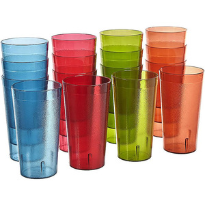 Bicchiere in Plastica Trasparente Opaco 9 <span class=keywords><strong>OZ</strong></span>/12 <span class=keywords><strong>OZ</strong></span>/24 <span class=keywords><strong>OZ</strong></span>, Resistente al Calore per Tè, Ristoranti e Succhi, per Bere Direttamente - Product Image 6