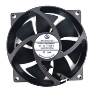 Ventilateur axial DC rond 9225 9,2 cm 12V 24V 48V 92x92x25mm à roulement à billes silencieux sans balais