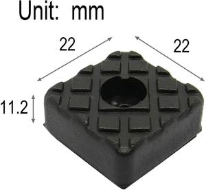 Great Square Shape Gummi rutsch feste rutsch feste Fuß polster für Tisch Schreibtischs tuhl und <span class=keywords><strong>Sofa</strong></span> - Product Image 3