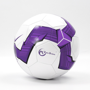 Balón de fútbol ecológico personalizado de fábrica Zhensheng con logotipo de buena retención de aire, balón de fútbol de entrenamiento de vejiga butílica - Product Image 6