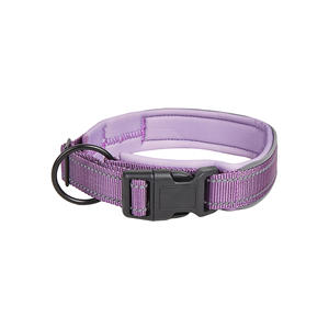 Collar de correa de perro de nailon Collar de hebilla de Metal duradero de seguridad reflectante de moda de lujo para perros grandes - Product Image 4