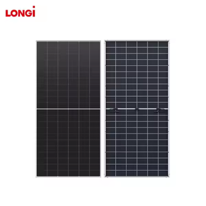Panneaux solaires Longi Hi-mo X10 haute efficacité 640w 645w 650w 655w 660w 665w 670w Modules photovoltaïques bifaciaux pour la maison et le commerce. - Product Image 4