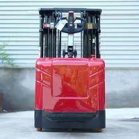 Chariot élévateur à palettes électrique CE ISO, opération en position debout, mât triplex, 1500kg-2000kg, batteries au lithium, pour entrepôt, Woerkai