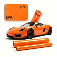 Film de protection de peinture automobile en TPU coloré, haute élasticité, anti-rayures, sans déformation, prix de gros pour fournisseur de matières premières PPF colorées