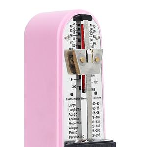 Metronomo meccanico universale per chitarra Ukulele strumenti musicali Logo personalizzato rosa tamburello tipo di tamburo - Product Image 6