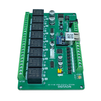 Módulo de Relé Ethernet MQTT de 8 Canales, 8 Entradas Digitales, Comunicación por Puerto TCP/IP, Protocolo RS485 Modbus, Carcasa de Placa de Conmutación de Red