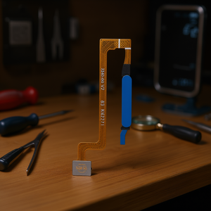 Lector de Huellas Dactilares con Diseño de Barra Flexible 5G Azul para Teléfono Móvil Redmi Note 12, Cables Flexibles de Alta Calidad - Product Image 3