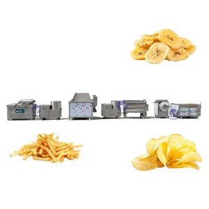Semi Automatic Sweet Small Scale Price French Fries Processing Production Line Potato Chip Making Machine For USA Market