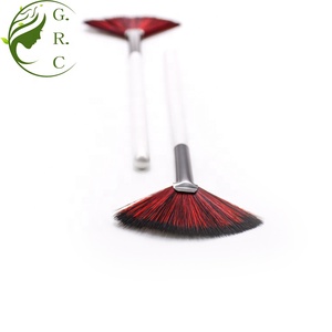 Di vendita superiore per la linea di produzione fan brush make up della pelle-friendly spazzola di capelli di Nylon grande cleaner Fan brusher usa e getta ventilatore <span class=keywords><strong>a</strong></span> <span class=keywords><strong>pennello</strong></span> - Product Image 2