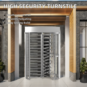 Prezzo all'ingrosso attrezzature di sicurezza solenoide a tutta altezza girevole cancello girevole barriera RFID lettore di schede di controllo di accesso - Product Image 2