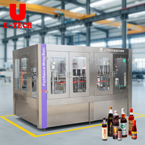 เครื่อ<span class=keywords><strong>ง</strong></span>บรรจุอัตโนมัติสำหรับขวดแก้ว/พลาสติก/PET บรรจุน้ำสลัด น้ำผึ้<span class=keywords><strong>ง</strong></span> ซอส ซอสปลา  สายการผลิต - Product Image 1