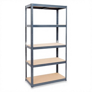 Étagère robuste Muscle Rack pour la maison, protection, 4 niveaux, en fer galvanisé, réglable, pour garage, bleu, 1800 mm - Product Image 1