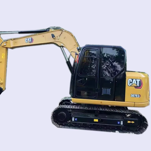 Machinerie d'excavation d'occasion en provenance de Chine, cat307E, mini-excavatrice CAT de 7 tonnes, pompe hydraulique Denison, certifiée CE, marteau hydraulique - Product Image 1