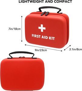 Bolsa de Primeros Auxilios Vacía para <span class=keywords><strong>el</strong></span> Hogar y <span class=keywords><strong>el</strong></span> Automóvil, Estuche Impermeable de 9x7x3 Pulgadas para Viajes, <span class=keywords><strong>Barco</strong></span>, Oficina, Deportes, Senderismo, Actividades al Aire Libre (Solo Bolsa) - Product Image 2