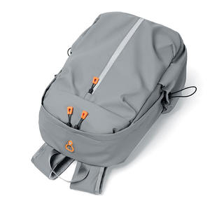 Mochila de gran volumen informal inteligente de uso diario para hombre, mochila de ordenador portátil OEM con características impermeables y Usb negro con logotipo personalizado - Product Image 4