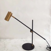NModern Lampe de bureau LED réglable en acier inoxydable Hôtel Personnalité Art Lampe de table de bureau