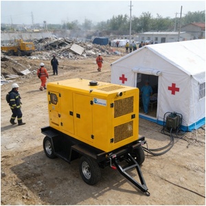 גנרטור דיזל מקצועי 30kVA סופר שקט מדגם JINFANG JF-50DG-50kw נייד על עגלה - Product Image 1