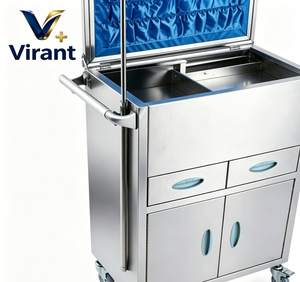 VIRANT MEDICA VM-T Organisateur de médicaments, chariot médical avec couvercle pour utilisation en cas d'urgence, garantie d'un an - Product Image 5