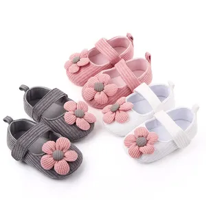 chaussures babygirl nouveau-né Suppliers-Chaussures antidérapantes respirantes pour nouveau-né, chaussons pour bébés filles, mignons, pour les premiers pas