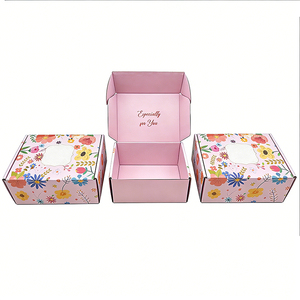 Boîtes pliantes personnalisées avec logo, en carton ondulé, pour envoi postal, cadeaux, emballage en kraft - Product Image 4