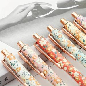 Gold Powder Promotional Ballpen 0.7mm Writing Width Logo Customizable Business Press <b>Pen</b> Type for Gift Giving - Product Image 3