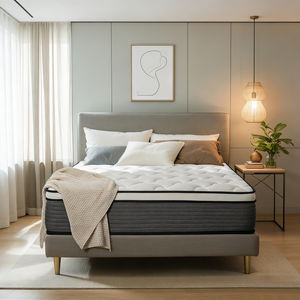 Matelas en mousse écologique haute résilience, 30 cm d'épaisseur, fermeté moyenne, emballé sous vide, respirant, pour chambre, hôtel, maison, mobilier - Product Image 1