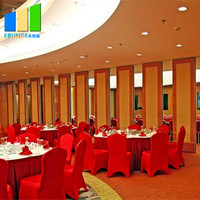 Cloison acoustique mobile fonctionnelle, panneau coulissant insonorisé pour hôtel, salle de conférence, restaurant, bureau, salle, sur mesure