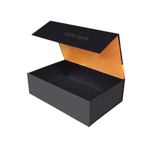 高端个性化黑色定制纸板化妆护肤产品纸粉色豪华礼品盒包装供应商